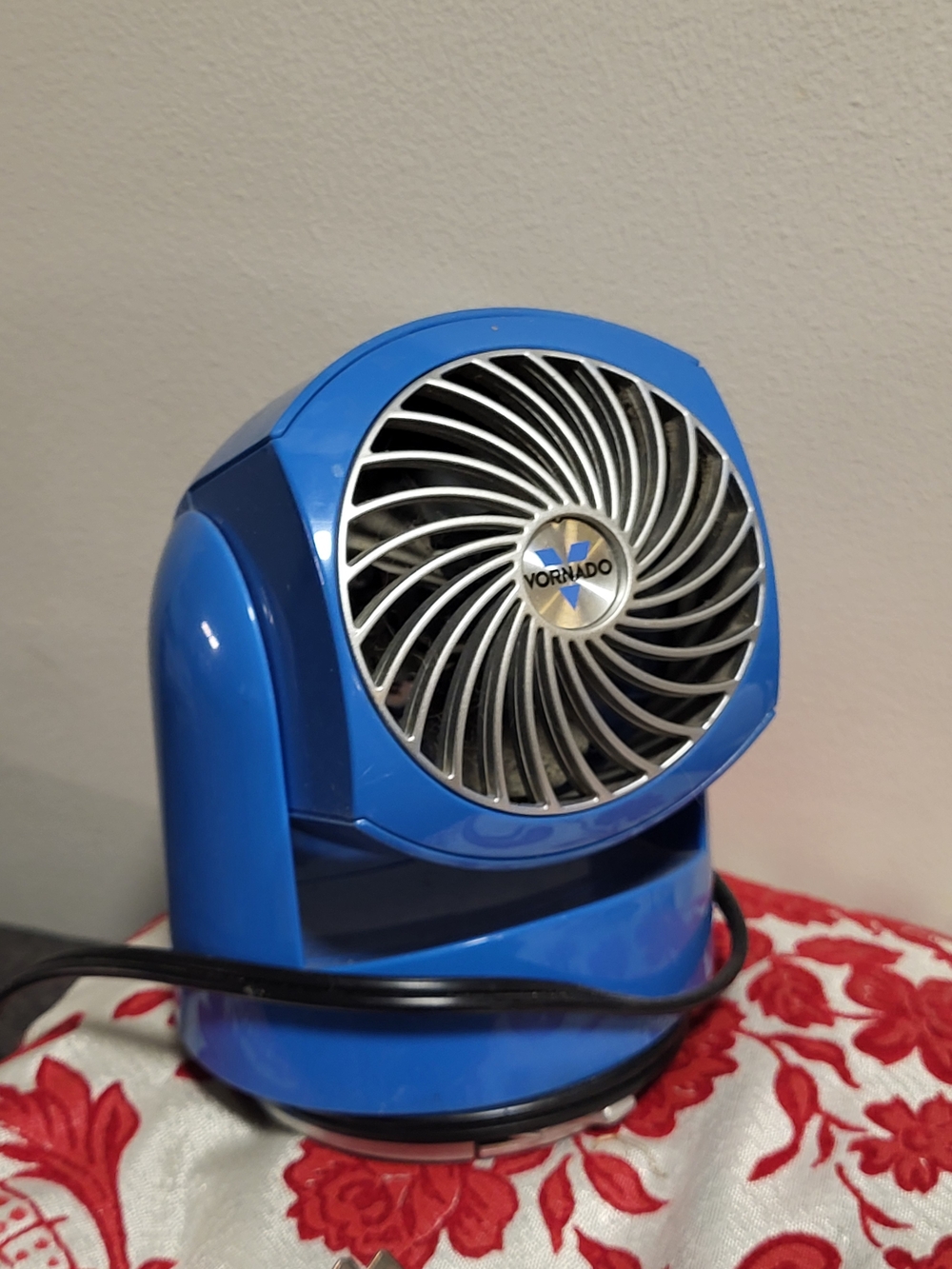 Blue Compact Personal Fan By Vornado - Portable, Adjustable Desk Fan